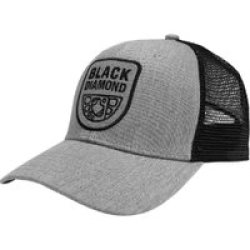 Black Diamond Trucker Hat Heathered Aluminium-black