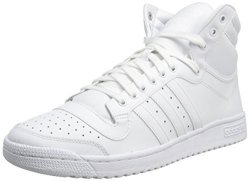 Adidas Originals Men's Top Ten Hi Basketball Shoe White white white 8 M Us