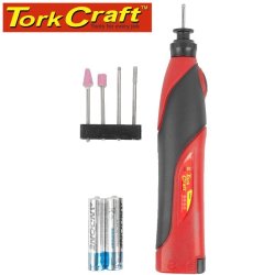 Tork Craft MINI Rotary Tool Kit 5PC 3V 2 X Aa Bat Incl.