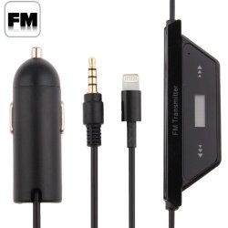 Fm Transmitter Radio Transmitter Wireless Fm With 5v 800ma Usb Car Charger 2 In 1 Iphone 8 Pin +...