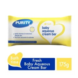 Purity Fresh Baby Aqueous Cream Bar 175G
