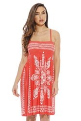 1870-CORAL-M Just Love Summer Dresses For Women