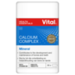Calcium Complex Tablets Bone Density Support 30 Pack