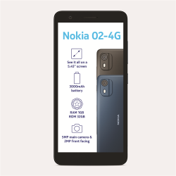 Nokia 120-4G Charcoal Dual Sim Network Locked