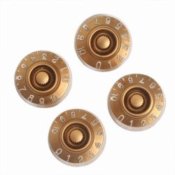 4pcs Speed Control Knobs Gold For Gibson Les Paul Replacement Electric Guitar Parts