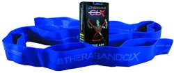 TheraBand Clx Resistance Band With Loops Fitness Band For Home Exercise And Workouts Portable Gym Equipment Best Gift For Athletes Individual 5 Foot Band