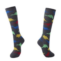 Women's Knee Socks - Dino