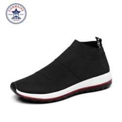 Conmeive Breathable Slip-on Mesh Shoes - Black 8