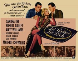 I'D Rather Be Rich Poster Movie 11 X 14 Inches - 28CM X 36CM 1964