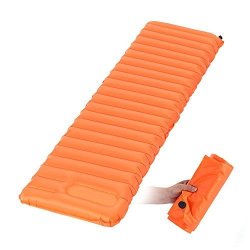 Trietree Inflatable Sleeping Pad Ultra Light Portable Manually Press The Inflatable Damp Proof Mat Inflatable Sleep Pad For Camping Backpacking Hiking Traveling
