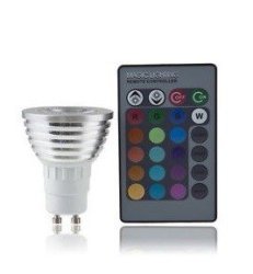 LED Light Bulb Color Change Lamp & Remote Control 100-240V