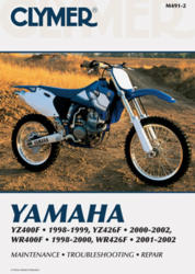 Clymer M491-2 Yamaha Yz400f Yz426f Wr400f & Wr426f 2000 To 2002 Repair Manual