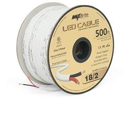 MaxBrite High Performance 18 Gauge Speaker Wire, Oxygen Free Pure Copper - UL Listed Class 2 (100 Feet Spool) JJ403234