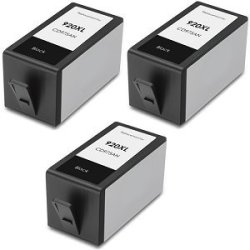 HP Compatible 920XL Black Ink Cartridge 3-PACK