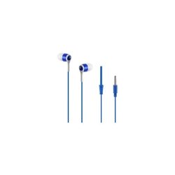 Swagger Series- Boxed Auxiliary Earphone With Mic- Blue
