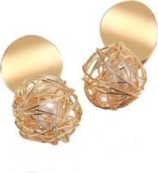 Za Elegant Geometric Earrings