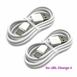 Dgsus 2 Pack Replacement USB Cable For Jbl Charge 4 Flip 5 - USB Data fast Charger High Speed Quick Charge 3.0 Cable Cord For