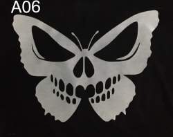 TUBE A06 Scarf Face Mask Buff Butterfly Skull