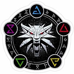 Andrews Mall The Witcher Symbol Stickers 3 Pcs pack