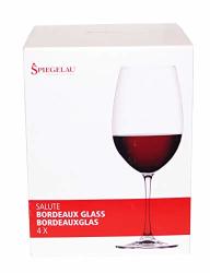 True Brands Spiegelau Salute Bordeaux Wine Glasses Set Of 4