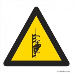 Catwalk Hazard Safety Sign WW35