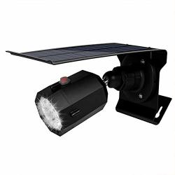 LED Flood Light Outdoor Wall Lights Bofeisi Solar 10LED Motion Sensor Waterproof Simulation Camera Spotlight Lamp White
