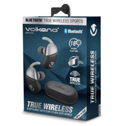 Volkano Swish Series True Wireless Sports Earphones VK-1129-BKSL