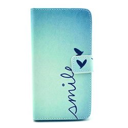 Mybase Magnet Design Colorful Painted Wallet Style Pu Leather Folio Case Cover For LG G3