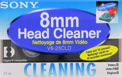 Sony V8-25CLD 8MM HI8 DIGITAL8 Camcorder Video Head Cleaning Cassette