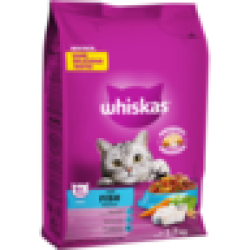 Whiskas Fish Flavoured Adult Dry Cat Food 2.7KG