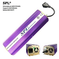 SPL Horticulture Stb 1000 Hydroponic 600W Watt Hps Mh Digital Dimmable Electronic Ballast For Grow Light Bulb Lamp