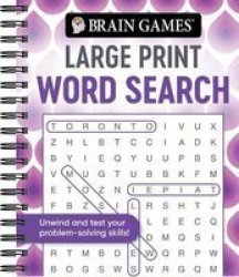 Brain Games - Large Print Word Search Swirls