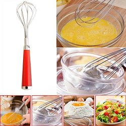 YJYdada MINI Multi Stainless Steel Hand Whisk Mixer Balloon Egg Milk Beater Kitchen Cooking Tool
