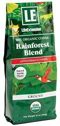Life Extension Rainforest Ground Coffee Natural Vanilla 12 Ounce