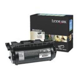 Lexmark X642E X644E X646E Black High Yield Return Programme Print Cartridge 21 000 Page Yield