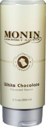 Monin Gourmet White Chocolate Sauce 12 Oz Squeeze Bottle
