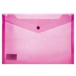 A4 Pink Pvc Carry Folder With Stud - Pack Of 12