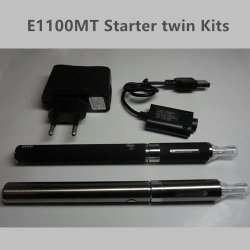 Wuzland E-cigarettes E1100mt Starter Twin Kits
