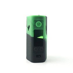 Ceoks For Wismec Rueleaux RX200S Protective Silicone Case Skin Wrap Skin Case Sleeve Cover Fits For Wismec Rueleaux RX200S Mod Box Green black