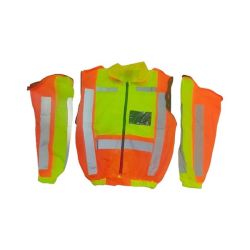 Jacket Metro Reflective Detachable Sleeve Orange lime