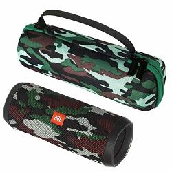 Masiken Travel Case For Jbl Flip 4 Bluetooth Portable Stereo Speaker- Jbl Flip 4 Camouflage Case Hard Eva Protective Box