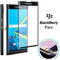 Stouch 3D Full Cover Tempered Glass Screen Protector for BlackBerry Priv in Black