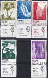 Israel 1970 Nature Reserves Complete Unmounted Mint With Tag Sg 432-6