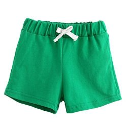 BABY Clothes Yjm Summer Children Cotton Shorts Boys And Girl Clothes Fashion Pants 4 Years Green