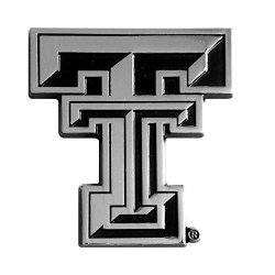 Texas Tech University Chrome Car Emblem