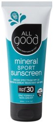All Good SPF30 Mineral Sport Sunscreen Lotion