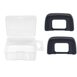 Alliebe Eyecup Eyepiece Eye Cup Viewfinder For Nikon D3000 D5000 Dslr Camera 2 Pack With Alliebe MINI Storage Case