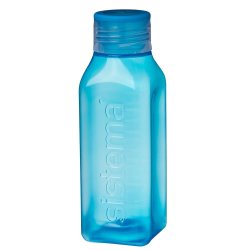 - 475ML Small Square Bottle - Blue