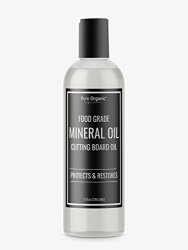 Mineral Oil 8 Oz. By Pure Organic Ingredients Food & Usp Grade For Cutting Boards Butcher Blocks Counter Tops Wooden Utensils More