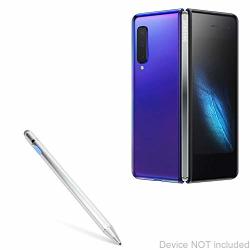 Samsung Galaxy Fold Stylus Pen Boxwave Accupoint Active Stylus Electronic Stylus With Ultra Fine Tip For Samsung Galaxy Fold - Metallic Silver